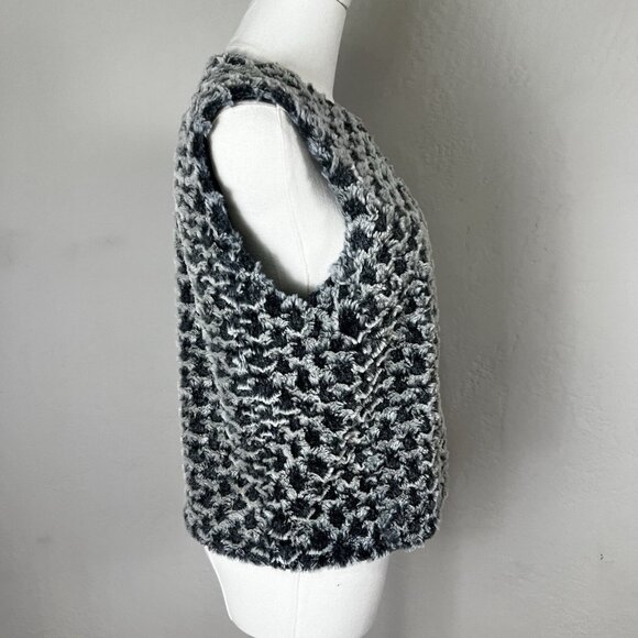 Alice + Olivia‎ Faux Fur Plush Soft Lined Sleeveless Vest Jacket ESTIMATED Small - Picture 5 of 8